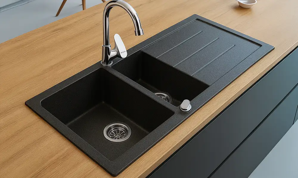 Double Bowl Kitchen Sink Design