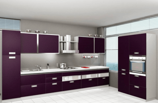 aluminium modular kitchen design in delhi