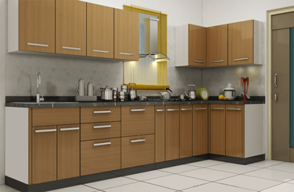 marble modular kitchen design in delhi
