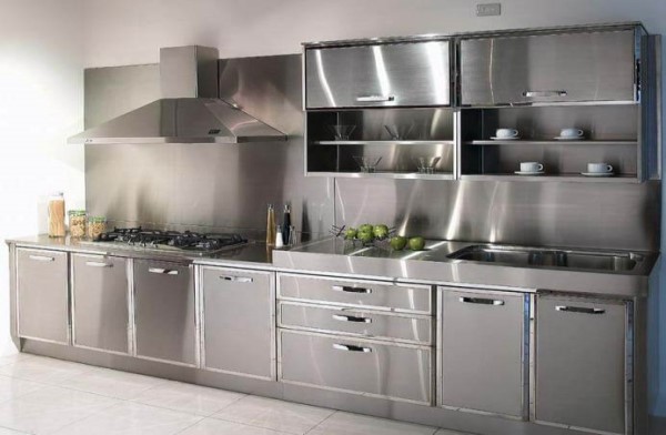 steel Modular Kitchen design in Delhi