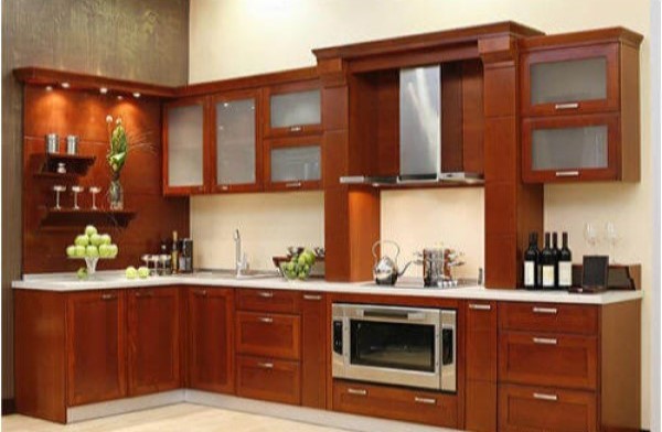 Wooden Modular Kitchen design in delhi